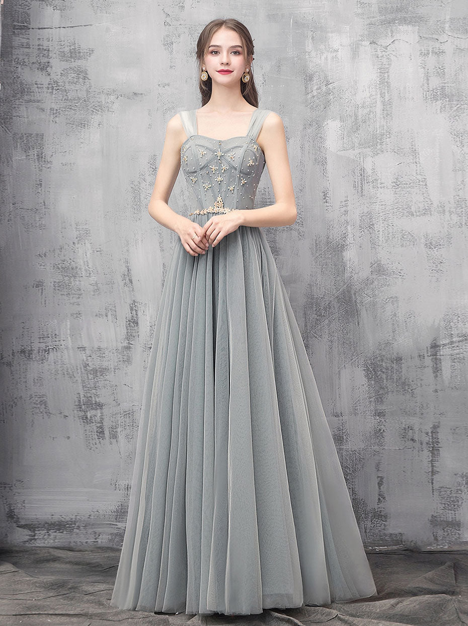 Women 3 Colors Off Shoulder Shining Ball Gown - OneSimpleGown.com